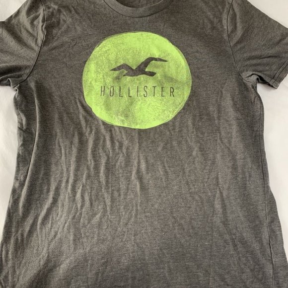 Hollister California Mens T-Shirt Size M Gray Grap - Picture 1 of 4